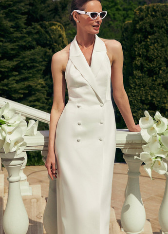 Молочна святковий, ділова, кежуал сукня сукня-жакет Gepur однотонна