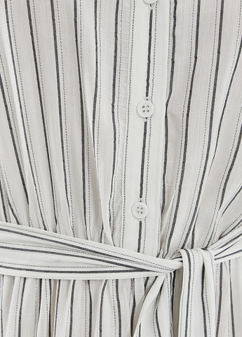 Чорно-білий кежуал сукня сукня-сорочка KOTON в смужку