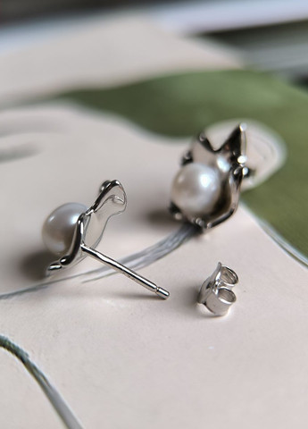 Сережки Silver Flame (350941324)