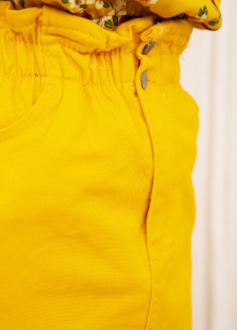 Желтая кэжуал однотонная юбка Ager