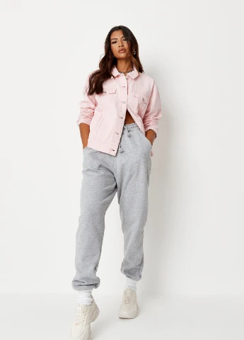 Светло-розовая демисезонная куртка Missguided
