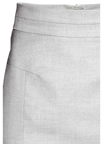 Светло-серая кэжуал юбка H&M карандаш