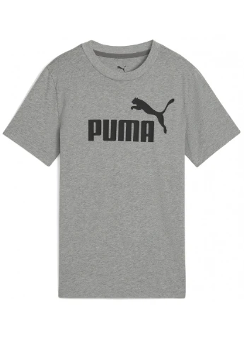 Сіра літня футболка Puma ESS No. 1 Logo Tee