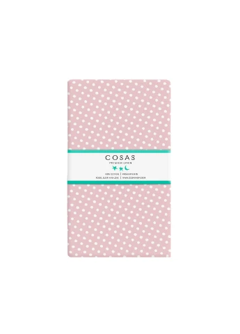 Простыни детские на резинке 60х120 (2 шт) ROSE / DOTS ROSE Cosas SetSheet_Rose_DotsRose_120x60 (250393575)