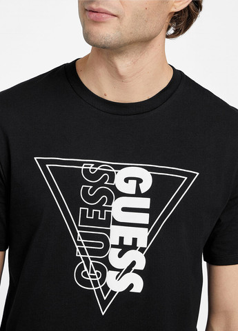 Чорна футболка Guess