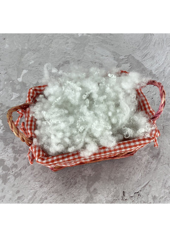 Холлофайбер 2 кг универсальный наполнитель для одеял, подушек, мягких игрушек (шарики) белый 55109 Moda (254782826)