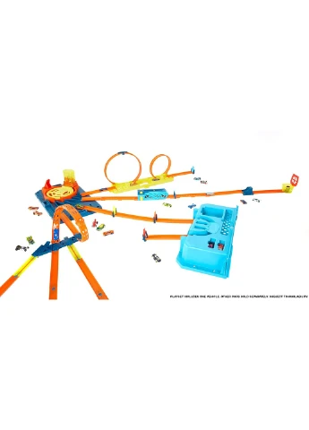 Трек Hot Wheels Track Builder Unlimited Rapid Launch Builder Box Конструктор Трас Мега-пуск (GVG11) Mattel (255665588)