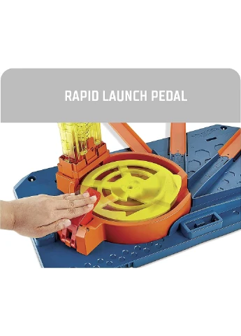 Трек Hot Wheels Track Builder Unlimited Rapid Launch Builder Box Конструктор Трас Мега-пуск (GVG11) Mattel (255665588)