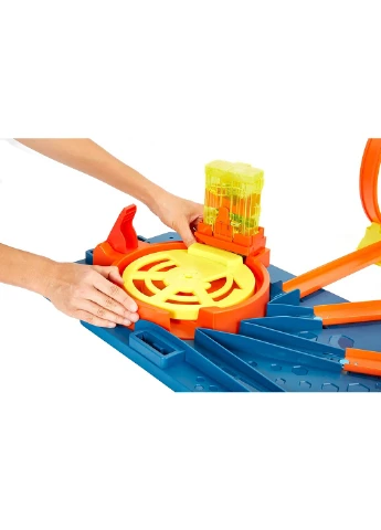Трек Hot Wheels Track Builder Unlimited Rapid Launch Builder Box Конструктор Трас Мега-пуск (GVG11) Mattel (255665588)