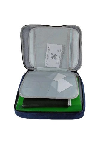 Тревел-кейс органайзер для зберігання перевезення транспортування документів 35х26х12 см (473749-Prob) Синій Unbranded (256379596)