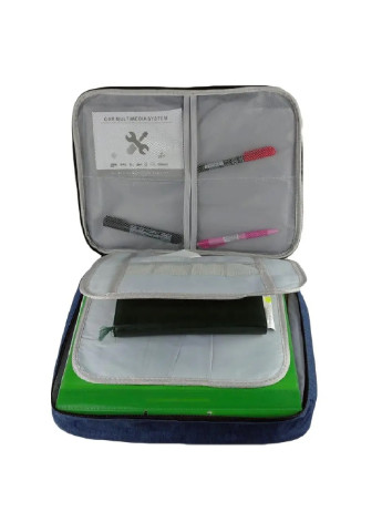 Тревел-кейс органайзер для зберігання перевезення транспортування документів 35х26х12 см (473749-Prob) Синій Unbranded (256379596)