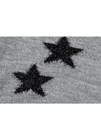 Кофта джемпер серый меланж со звездочками (T-104-104G-gray) Breeze (251313973)