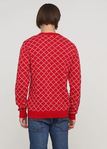 Красный демисезонный свитер H&M