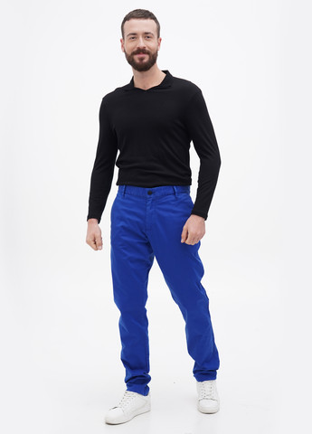 Синие кэжуал демисезонные чиносы брюки Emporio Armani