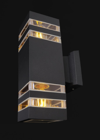 Фасадный светильник AL-26/2 E27 BK Brille (253894328)