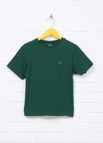 Темно-зеленая демисезонная футболка с коротким рукавом Champion