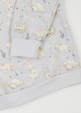 Светло-серая всесезон пижама (свитшот, брюки) свитшот + брюки Ляля