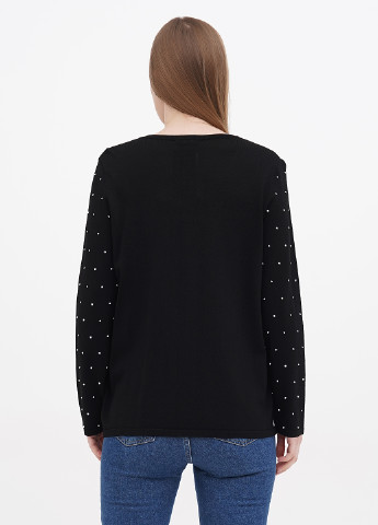 Черный демисезонный пуловер пуловер Luisa Viola