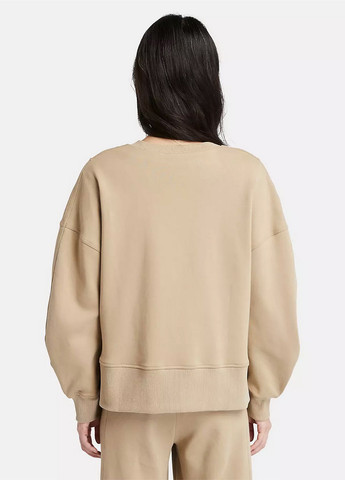 Бежевый свитшот Timberland однотонный вышивка (330361543)