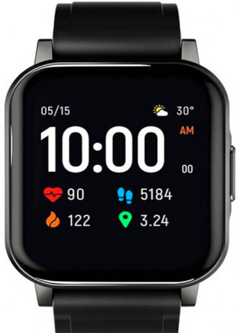 Смарт-часы Smart Watch 2 Black Haylou LS02 чёрные