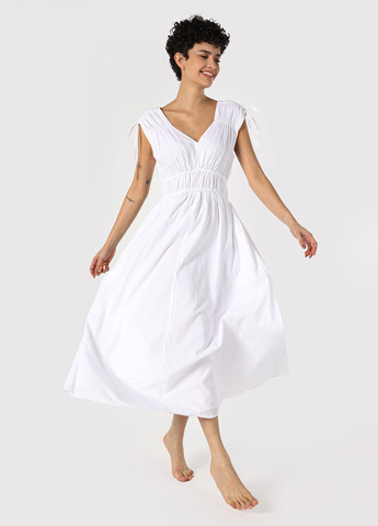 Білий кежуал сукня кльош Colin's однотонна