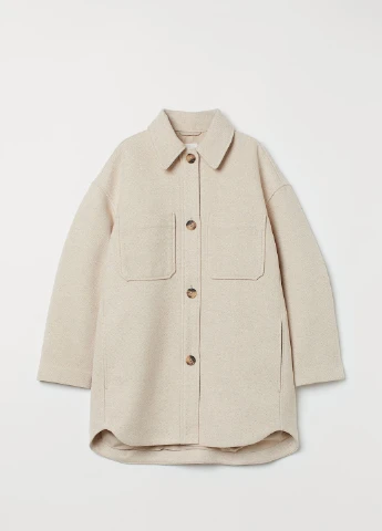 Светло-бежевая демисезонная куртка H&M
