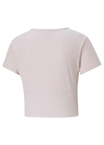 Розовая всесезон футболка classics structured women's tee Puma