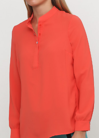 Оранжево-красная летняя блуза Sassofono