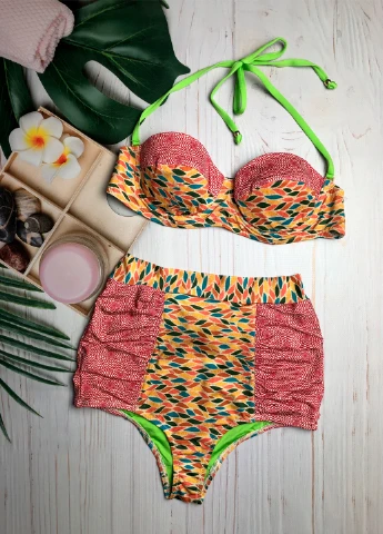 Комбінований літній купальник Pistol Panties