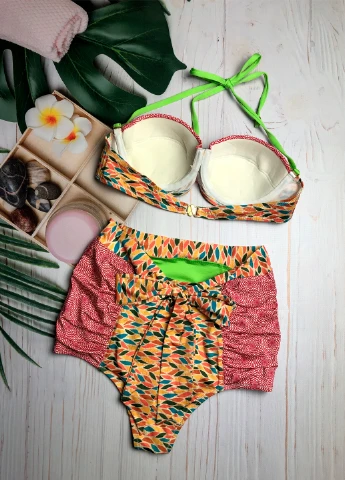 Комбінований літній купальник Pistol Panties