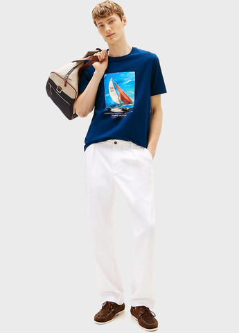 Синяя футболка Tommy Hilfiger