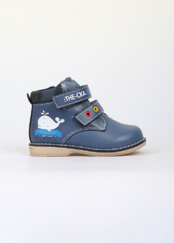 Синие кэжуал осенние ботинки Сказка