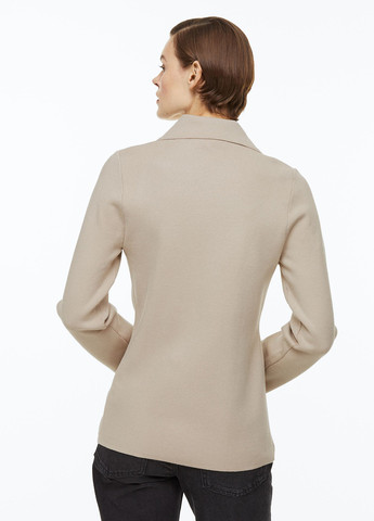 Светло-бежевый женский піджак H&M однотонный - демисезонный