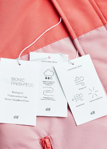 Світло-рожева демісезонна куртка H&M