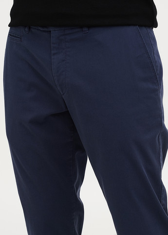 Темно-синие кэжуал демисезонные чиносы брюки Lagrand