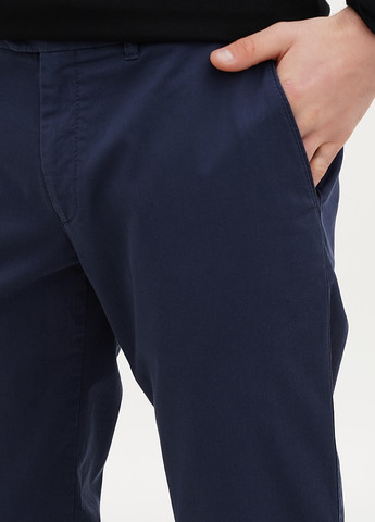 Темно-синие кэжуал демисезонные чиносы брюки Lagrand