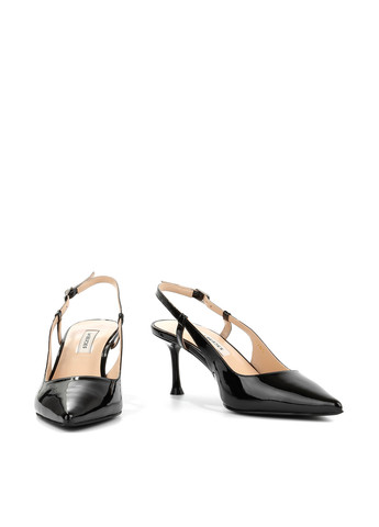 Le'BERDES Туфли слингбеки черный з натуральная кожа, украина — лето (360795602)