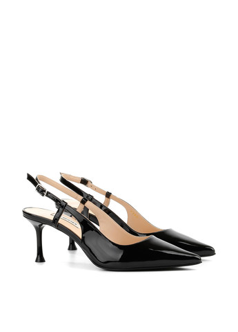 Le'BERDES Туфли слингбеки черный з натуральная кожа, украина — лето (360795602)