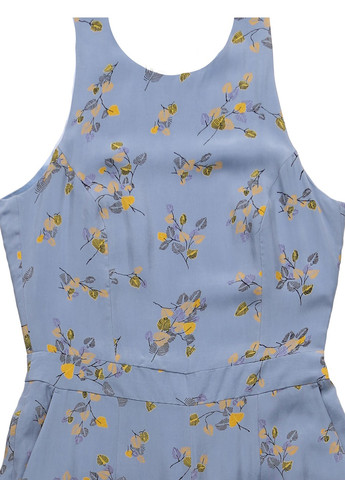 Комбинезон Ivy & Oak комбинезон-брюки цветочный голубой кэжуал купро