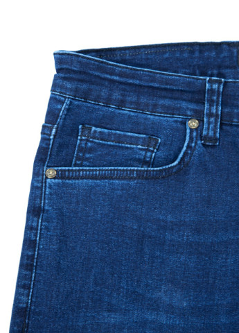 Темно-синие демисезонные джинсы мужские темно-синие слим Slim Coockers