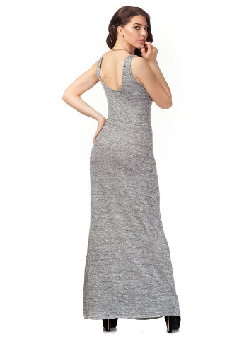Сіра кежуал сукня Leya меланжева