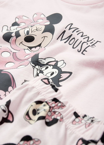 Бледно-розовая всесезон пижама (лонгслив, брюки) лонгслив + брюки C&A