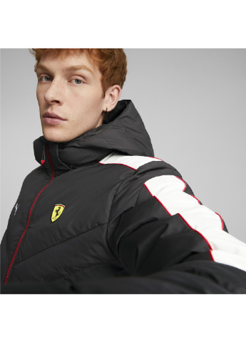 Черная демисезонная куртка scuderia ferrari race mt7 ecolite jacket men Puma