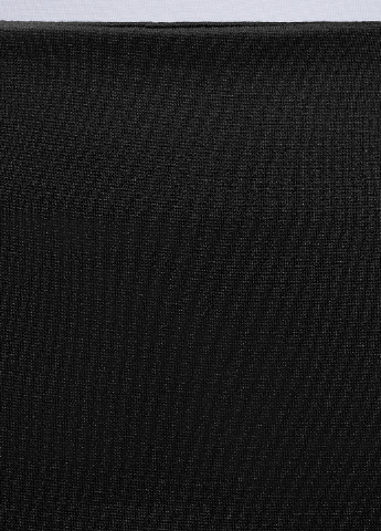 Черная кэжуал однотонная юбка Oodji с высокой талией