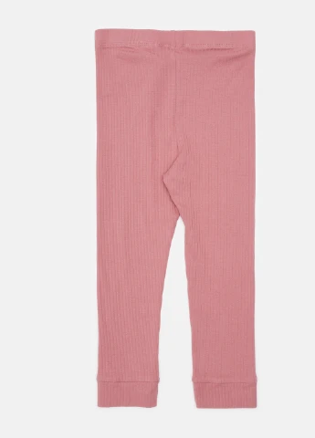 Розовые кэжуал летние брюки H&M
