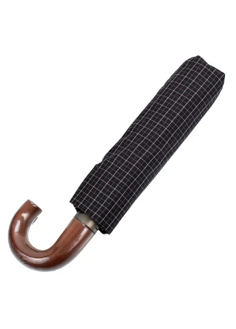 Чорна чоловік складаний парасольку напівавтомат 105 см Zest (194321095)