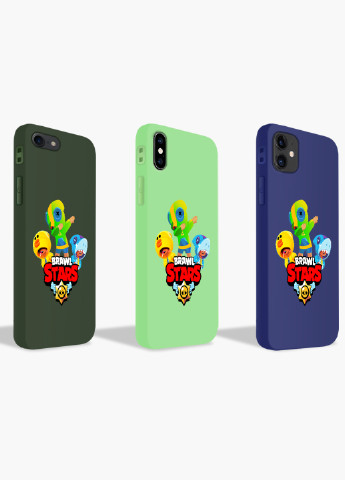 Чехол силиконовый Apple Iphone 8 Леон Бравл Старс (Leon Brawl Stars) (6151-1703) MobiPrint (219490511)