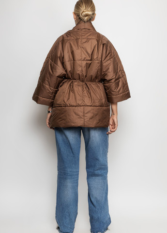 Коричнева демісезонна куртка куртка-ковдра CHIUAS