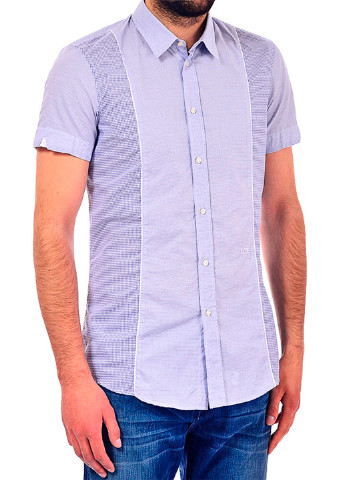 Голубой рубашка однотонная Ice Iceberg