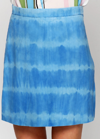 Голубая кэжуал с абстрактным узором юбка & Other Stories мини